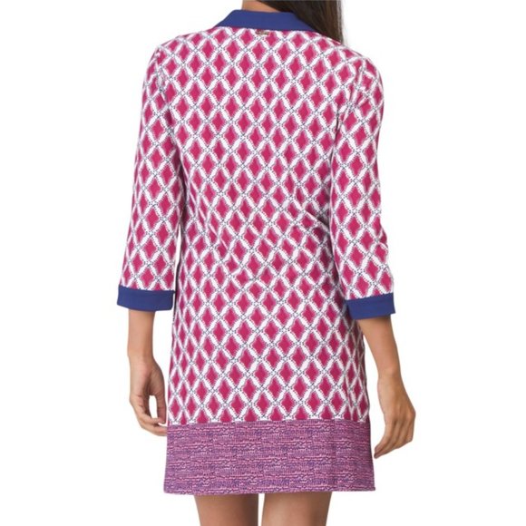 CABANA LIFE Upf 50 Rosewood Button Down Dress Blue Pink Button NEW w/o packaging - Picture 4 of 13
